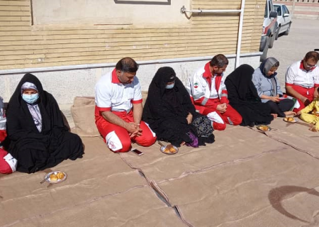 غافلگیری امدادگران جمعیت هلال احمر کهگیلویه در روز مادر