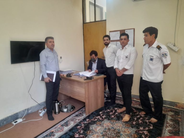 بازدید سرپرست شبکه بهداشت شهرستان چرام از مرکز خدمات جامع سلامت سواری