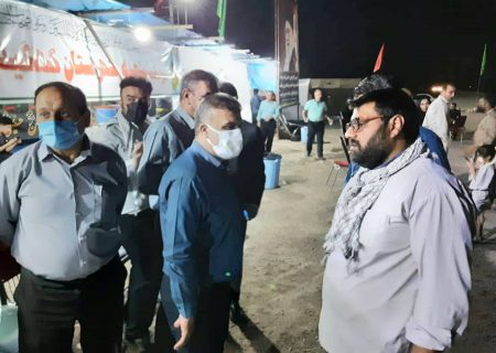 بازدید مدیر شبکه بهداشت و درمان شهرستان کهگیلویه از موکب بهداشتی و درمانی شهدای این شبکه/ دکتر تقوی: اهتمام حوزه سلامت کهگیلویه در ارتقاء کمی و کیفی خدمات بهداشتی و درمانی به زائرین اربعین حسینی