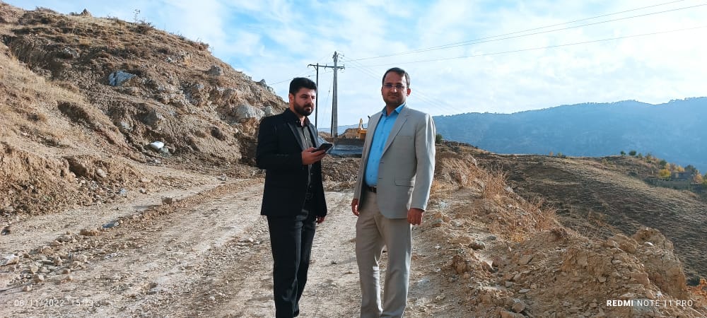 بازدید بخشدار مرکزی از مناطق آسیب دیده سردسیری طسوج