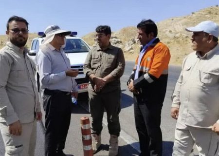 پروژه ایمن سازی محور دهدشت ـ خیرآباد در مراحل پایانی