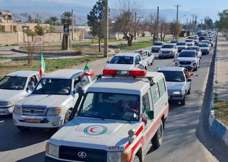 شور و احساسات انقلابی در خیابان‌های دهدشت طنین‌انداز شد