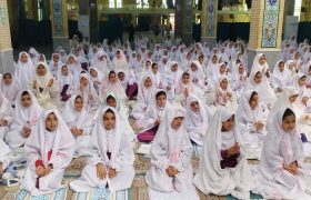 برگزاری جشن تکلیف هزار نفری دانش‌آموزان کلاس سومی شهرستان کهگیلویه+/تصاویر